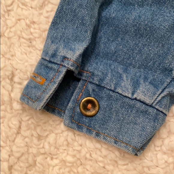 Girl’s blue denim crop jacket size L - Picture 2 of 4